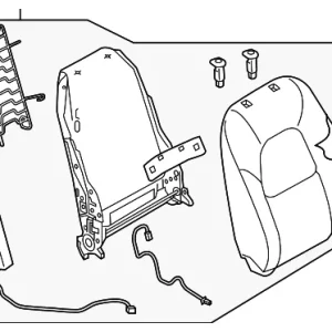 Seat Back Assembly - Mazda (KRC3-88-130-13)