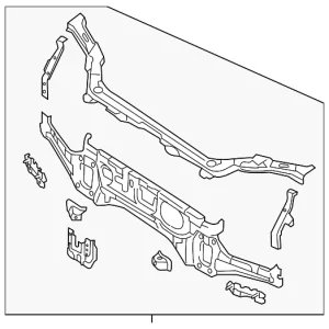 Radiator Support - Mazda (FE01-53-100G)