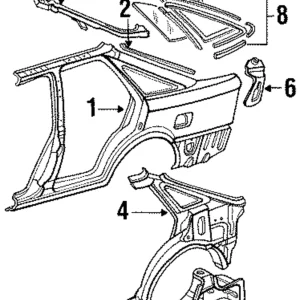 Outer Panel - Mazda (GJY7-70-41XA)