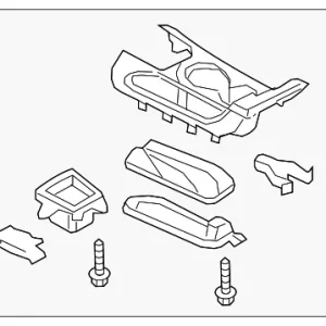 Upper Trim - Mazda (BKA4-64-43YA-02)