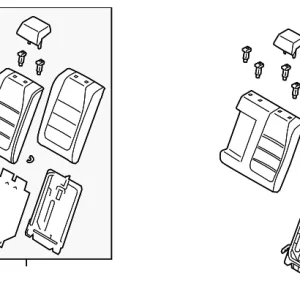 Seat Back Assembly - Mazda (GJS5-57-400A-03)