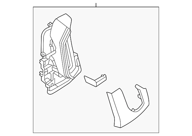 Dashboard Air Vent - Mazda (VA56-55-130C-5B)