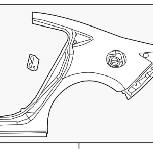 Quarter Panel - Mazda (GHY3-70-41X)