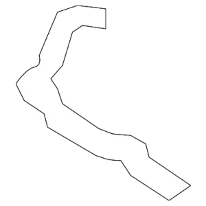 Center Grille Gasket - Mazda (F154-50-795)