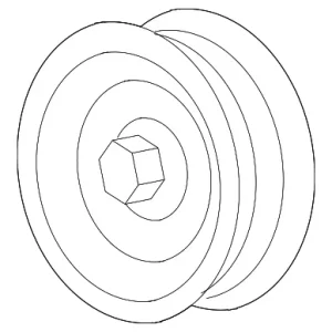 Idler Pulley - Mazda (ZZCA-15-940)