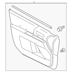 Door Trim Panel - Mazda (CG36-68-420-02)