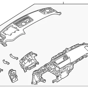 Instrument Panel - Mazda (TK48-60-330G-02)