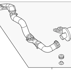 Air Inlet Pipe - Mazda (PXFV-13-24YD)