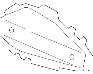 Dash Panel Side Bracket - Mazda (D651-53-42XB)