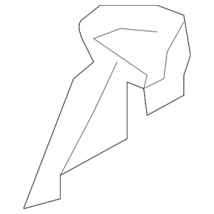 Strip Molding - Mazda (NE51-R1-721L)