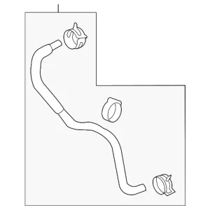By-Pass Hose - Mazda (LF8N-15-260A)