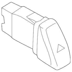 Hazard Switch - Mazda (B25E-66-4H0-22)