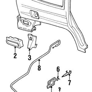 Door Actuator - Mazda (FB01-56-890A)