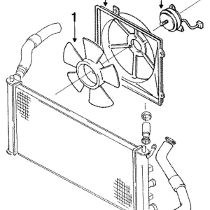 Fan Motor - Mazda (B66T-15-150)