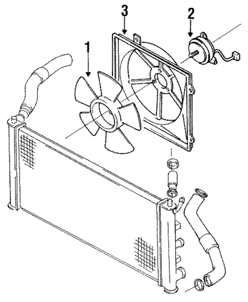 Fan Motor - Mazda (B66T-15-150)