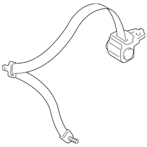 Lap & Shoulder Belt - Mazda (GKYA-57-790-66)