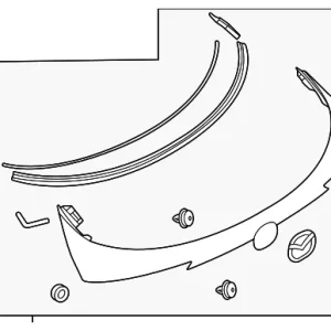 Upper Molding - Mazda (DGH9-50-810A-SY)