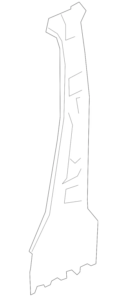 Inner Center Pillar - Mazda (KMV6-71-080)