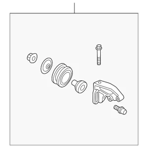 Idler Pulley - Mazda (B63H-15-930C)
