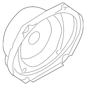 Rear Dr Speaker - Mazda (GK3C-66-960)