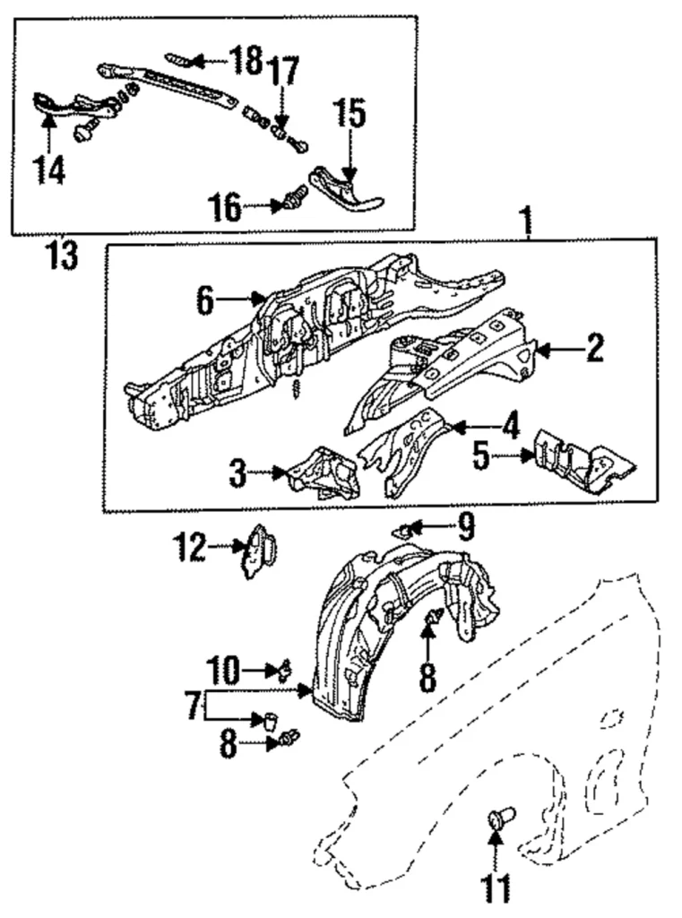Fender Liner - Mazda (FD01-56-130H)