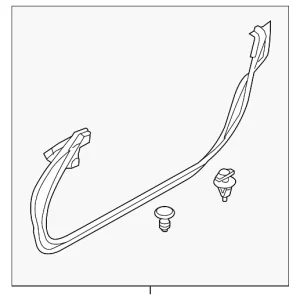 Door Weather-Strip - Mazda (NE51-58-760F)