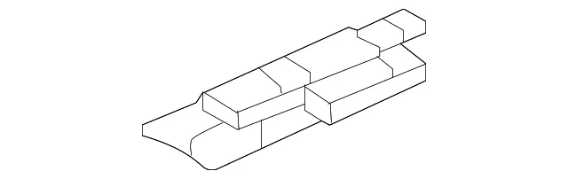 Roof Side Rail Reinforcement Bracket - Mazda (VA42-70-63Y)