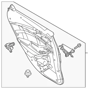 Door Trim Panel - Mazda (DB4F-68-520J-05)