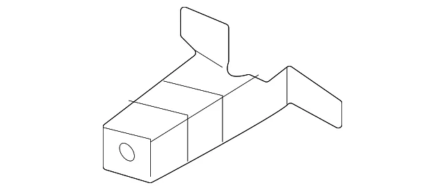 Quarter Trim Panel Bracket - Mazda (VA40-68-854)