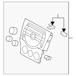 Center Panel - Mazda (FF14-66-AH0A)