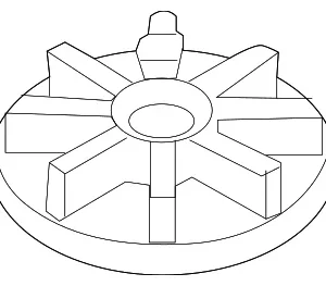 Spare Retainer - Mazda (GJR9-56-960)