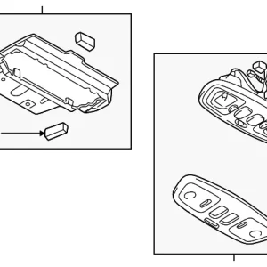 Console Assembly - Mazda (LC71-69-970-03)