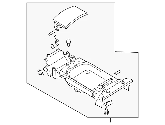 Rear Console - Mazda (F152-64-440A-02)