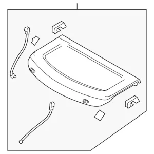 Luggage Cover - Mazda (BHN9-68-310A-02)
