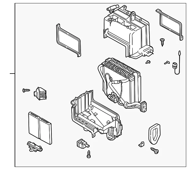 Evaporator Assembly - Mazda (TA01-61-520D)
