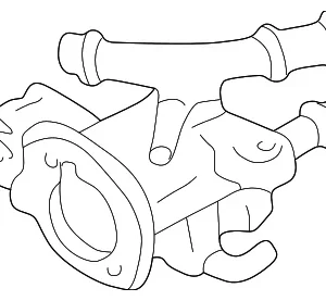 Thermostat Housing - Mazda (KLG4-15-170A)