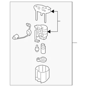 Fuel Pump Assembly - Mazda (PX03-13-35X)