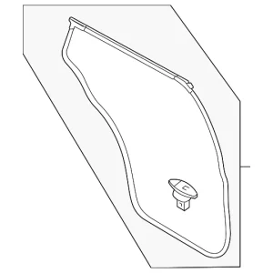 Surround Weather-Strip - Mazda (KMV6-73-760)