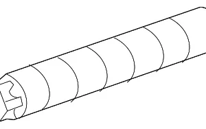 Exhaust Manifold Stud - Mazda (PY90-40-584A)
