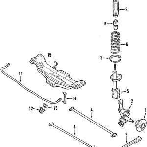 Coil Spring - Mazda (B26H-28-011)