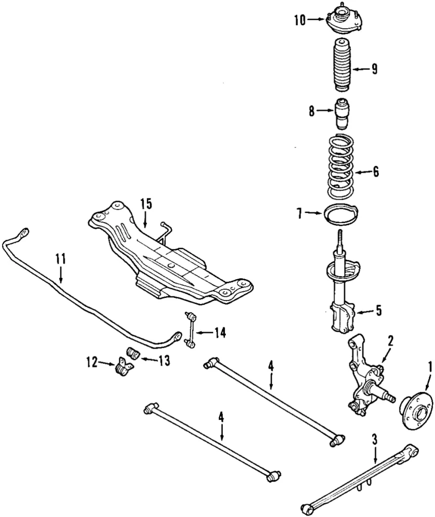 Coil Spring - Mazda (B26H-28-011)