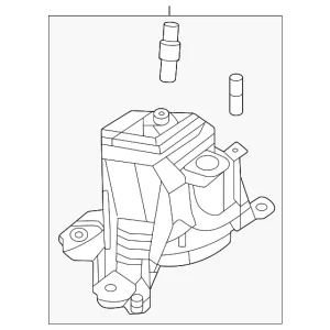 Motor Mount - Mazda (KS0E-39-050)