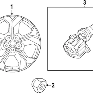 Wheel, Alloy - Mazda (9965-91-7080)