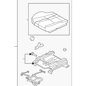 Cushion Assembly - Mazda (GS3L-88-160A-02)