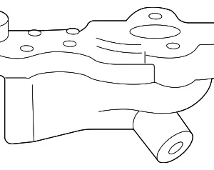 Engine Coolant Thermostat Housing - Mazda (1F74-15-172A)