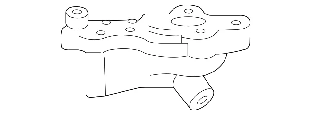 Engine Coolant Thermostat Housing - Mazda (1F74-15-172A)