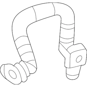 Breather Tube - Mazda (VC67-42-580)