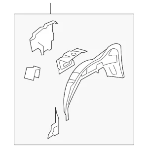 Wheelhouse Assembly - Mazda (GM9A-70-150D)