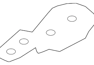 Plate - Mazda (GS3L-28-881)