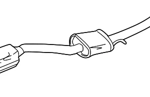 Converter & Pipe - Mazda (BP4Z-20-55XH)